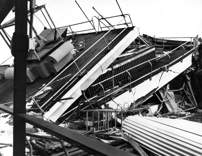 Alaska Earthquake 1964 Airport Control Tower Collapse